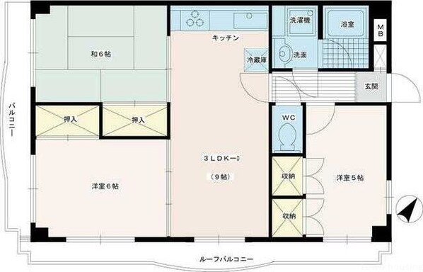 アネックス鶴牧の物件間取画像